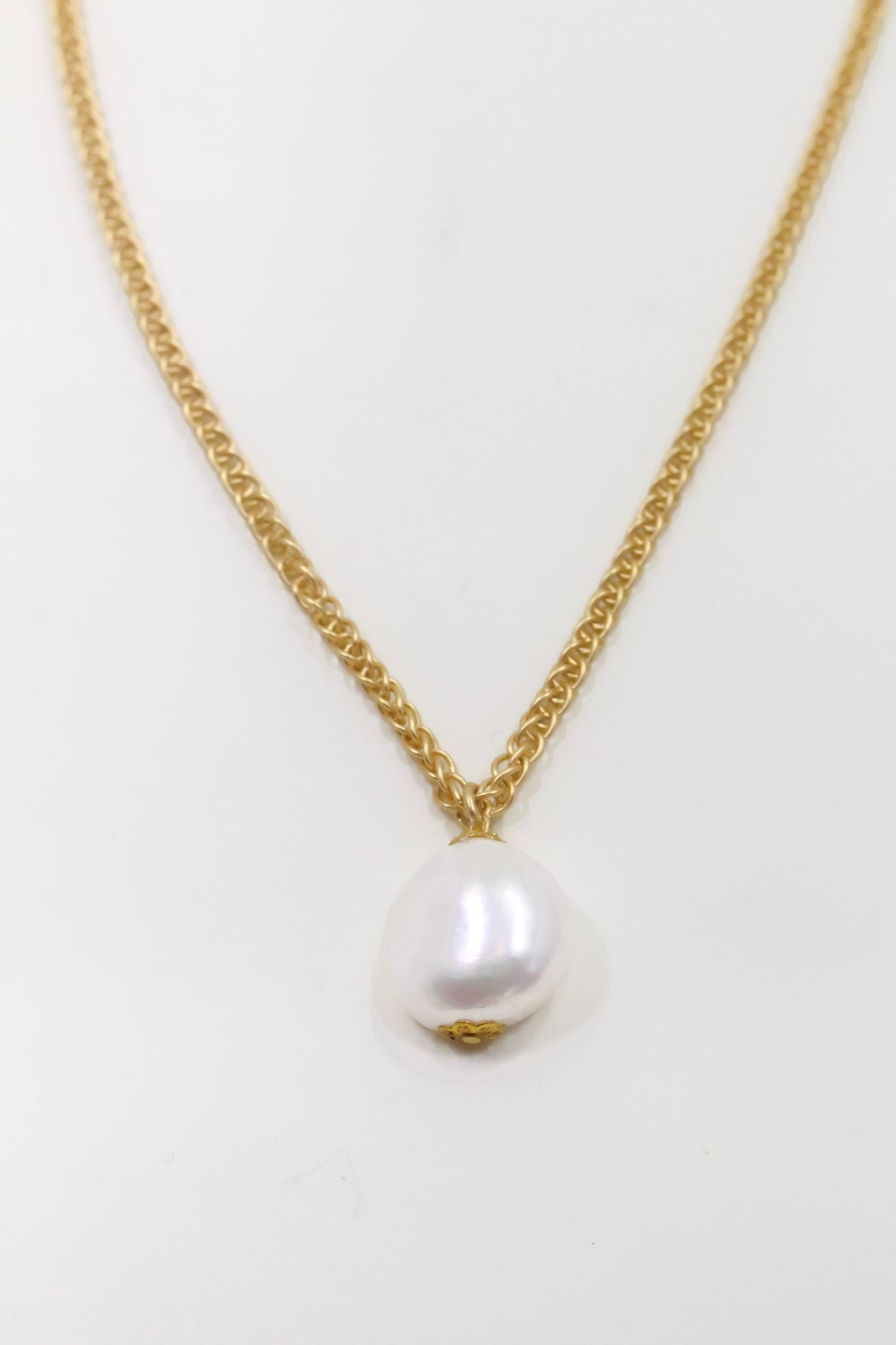 Baroque Pearl Statement Necklace