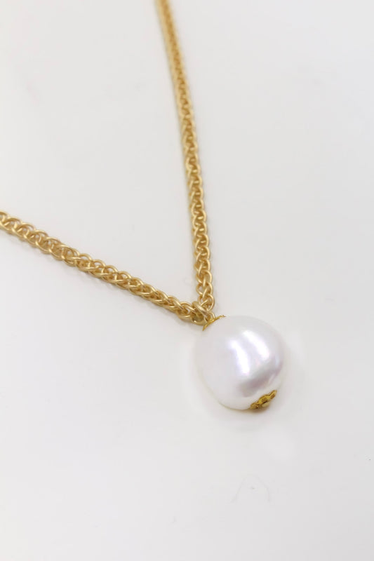 Baroque Pearl Statement Necklace