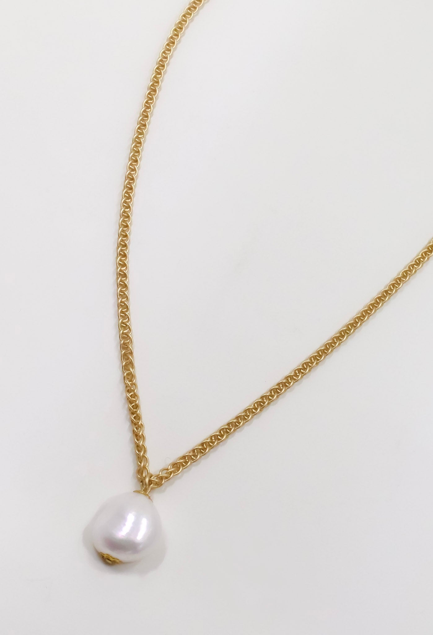 Baroque Pearl Statement Necklace