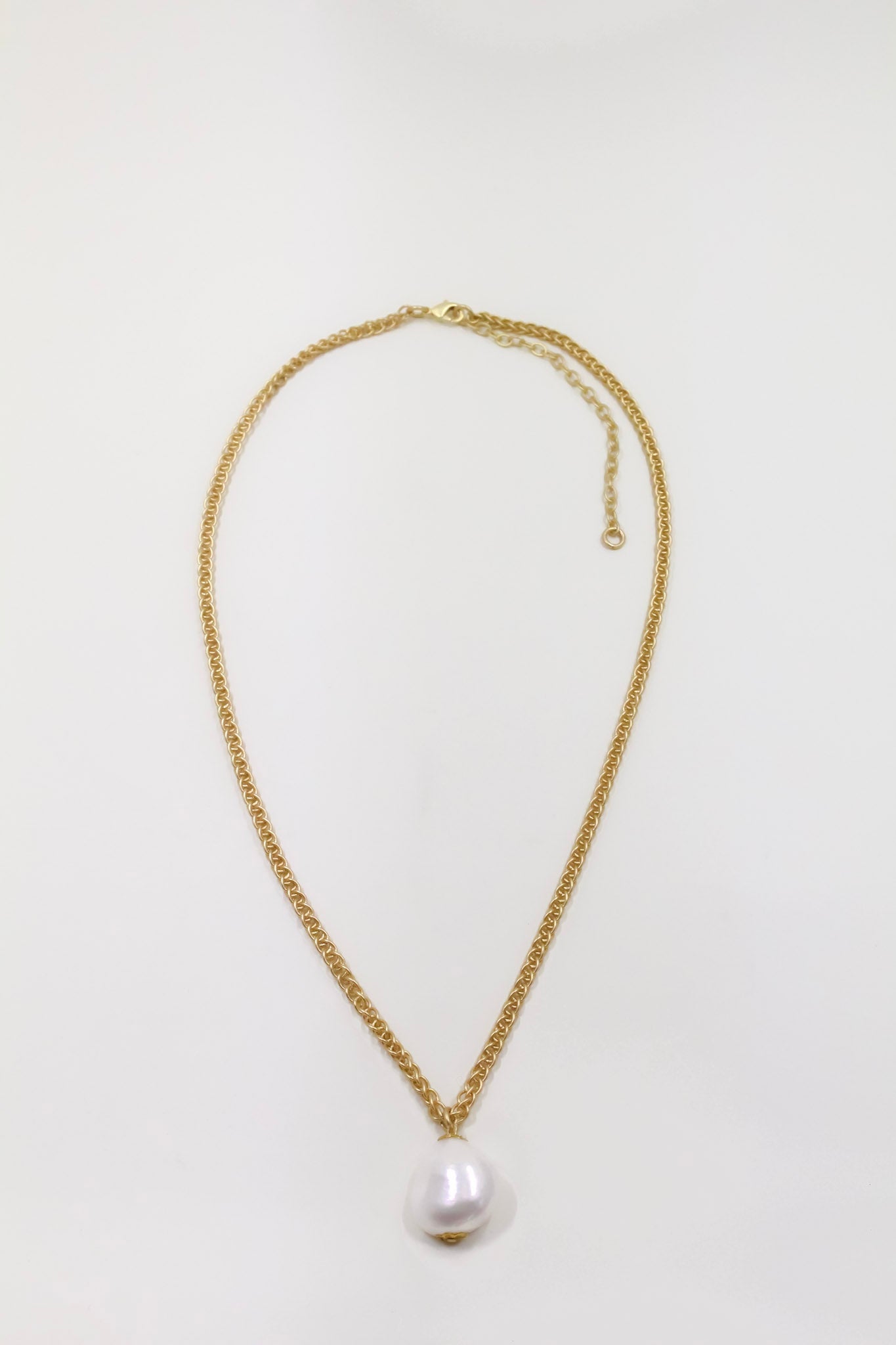 Baroque Pearl Statement Necklace