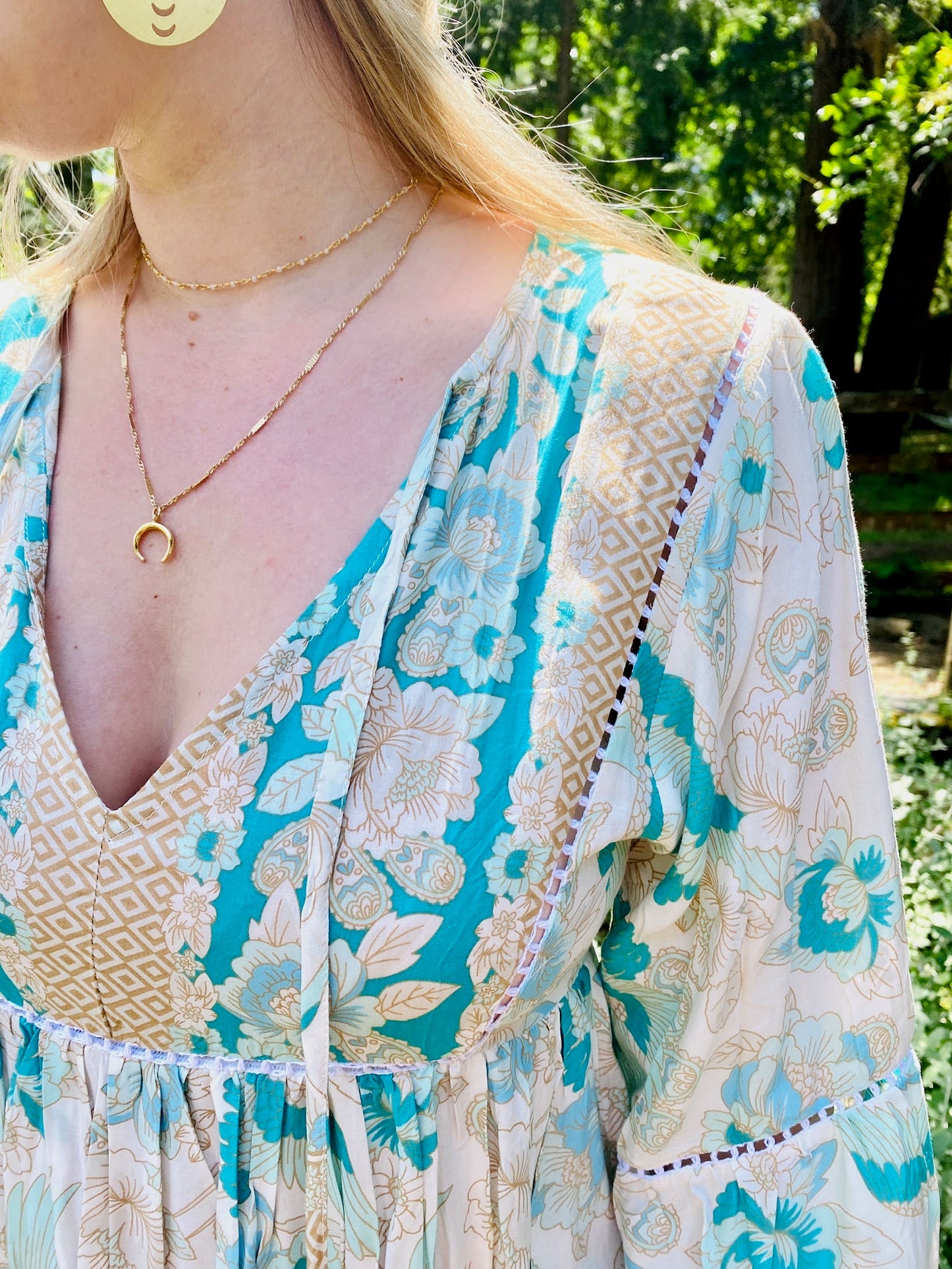 Crescent Layering Necklace