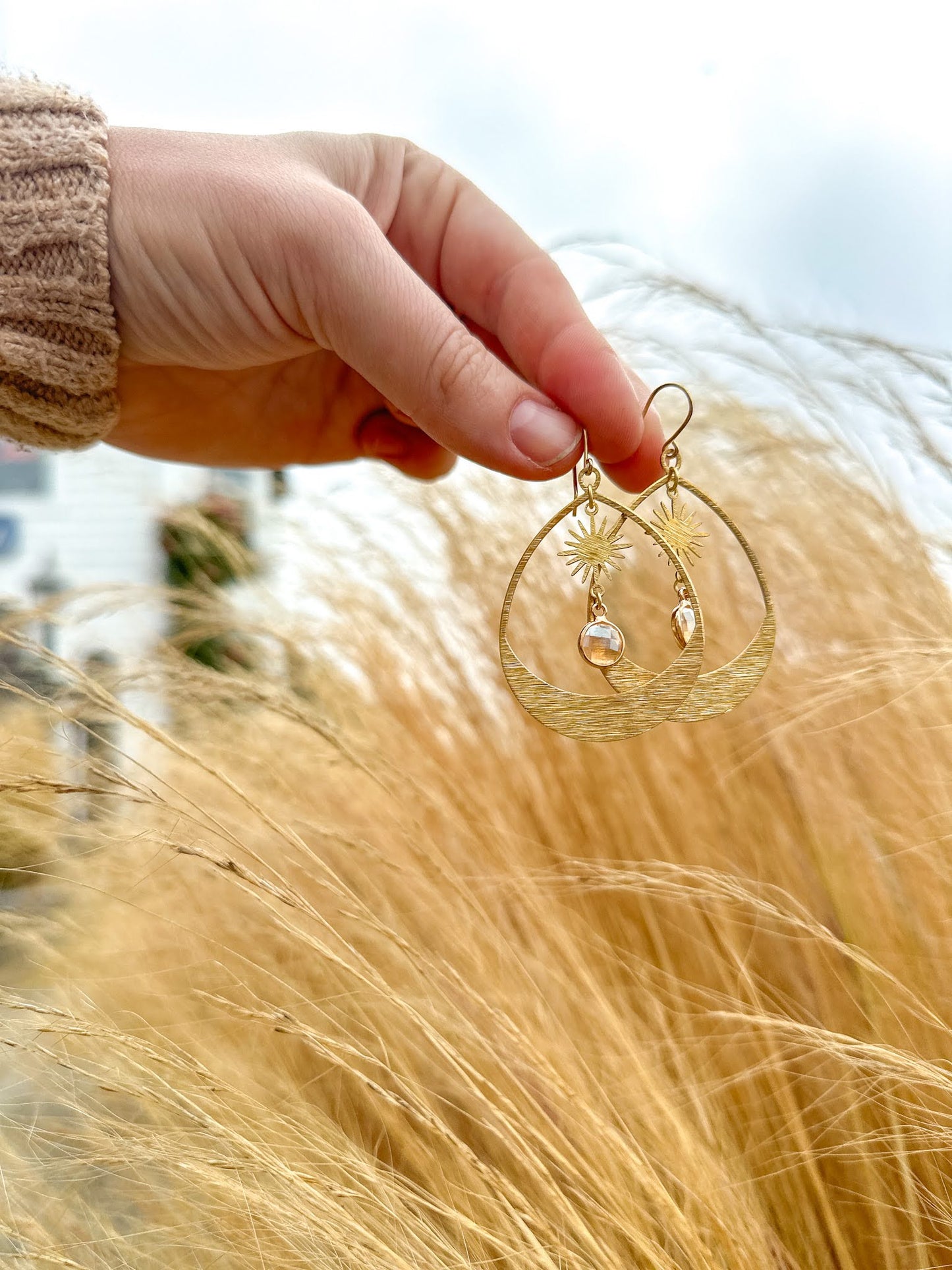 Champagne Sun Hoops