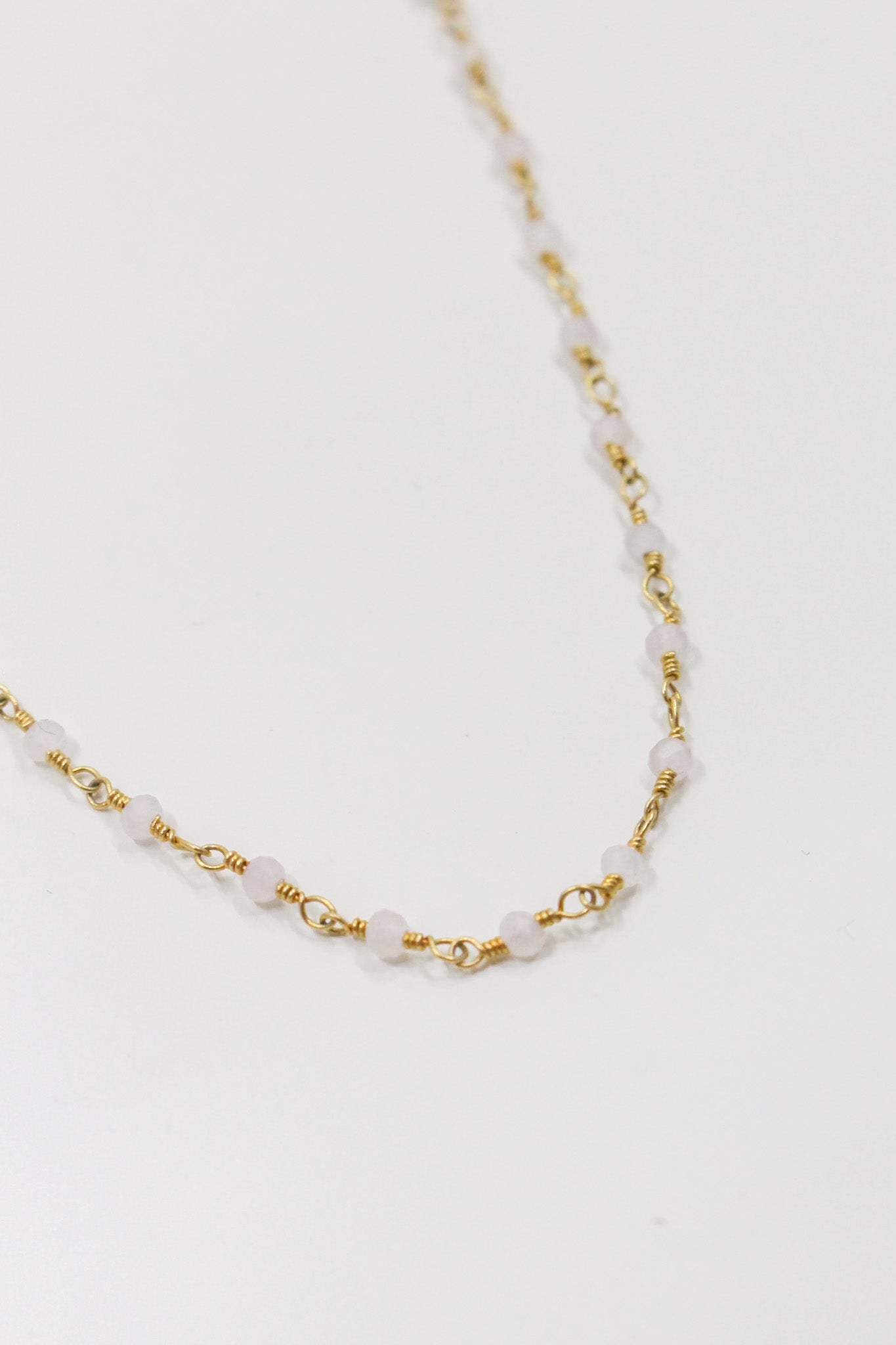 Bohemian Moonstone Rosary Choker