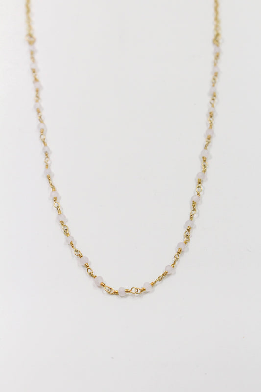 Bohemian Moonstone Rosary Choker