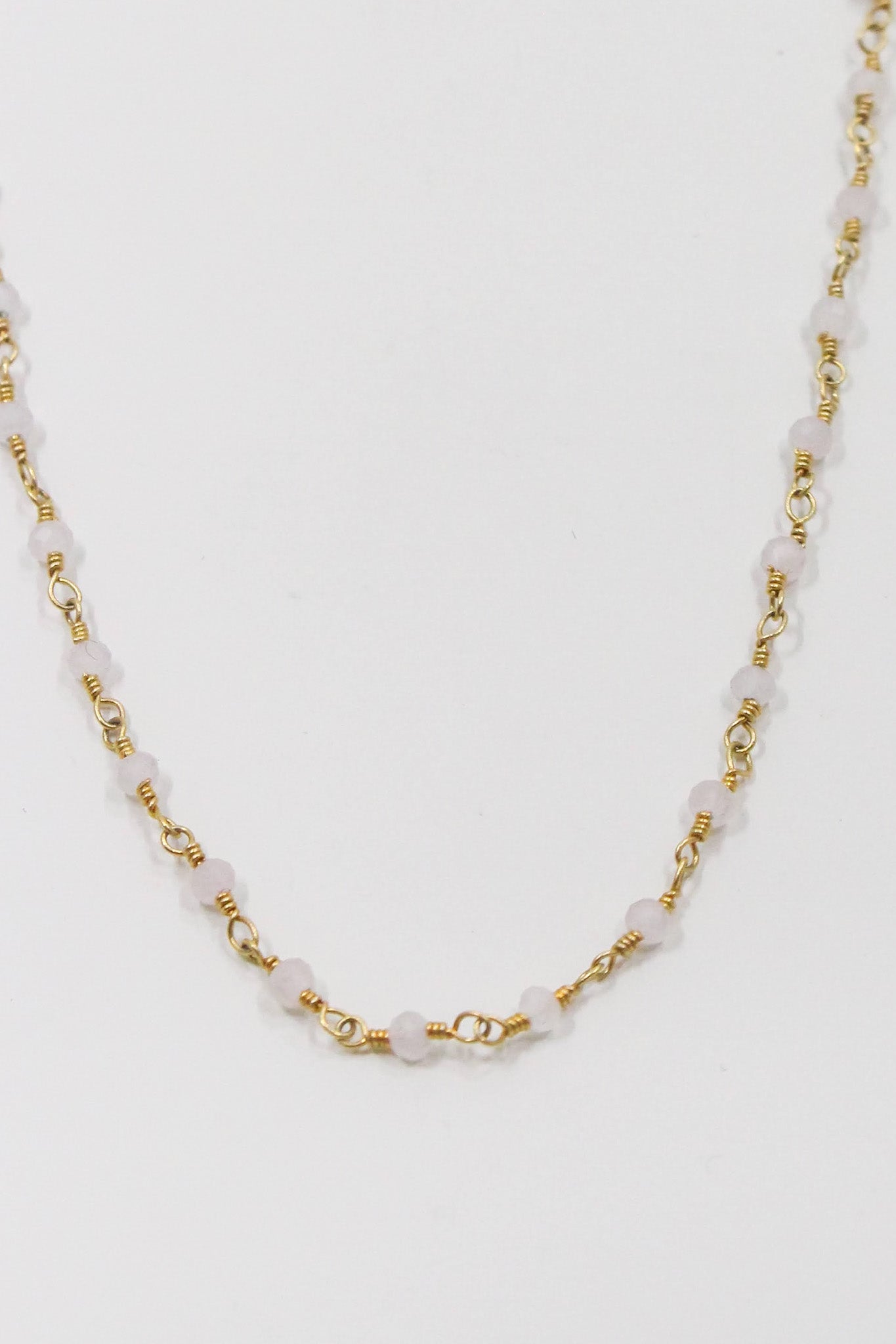 Bohemian Moonstone Rosary Choker