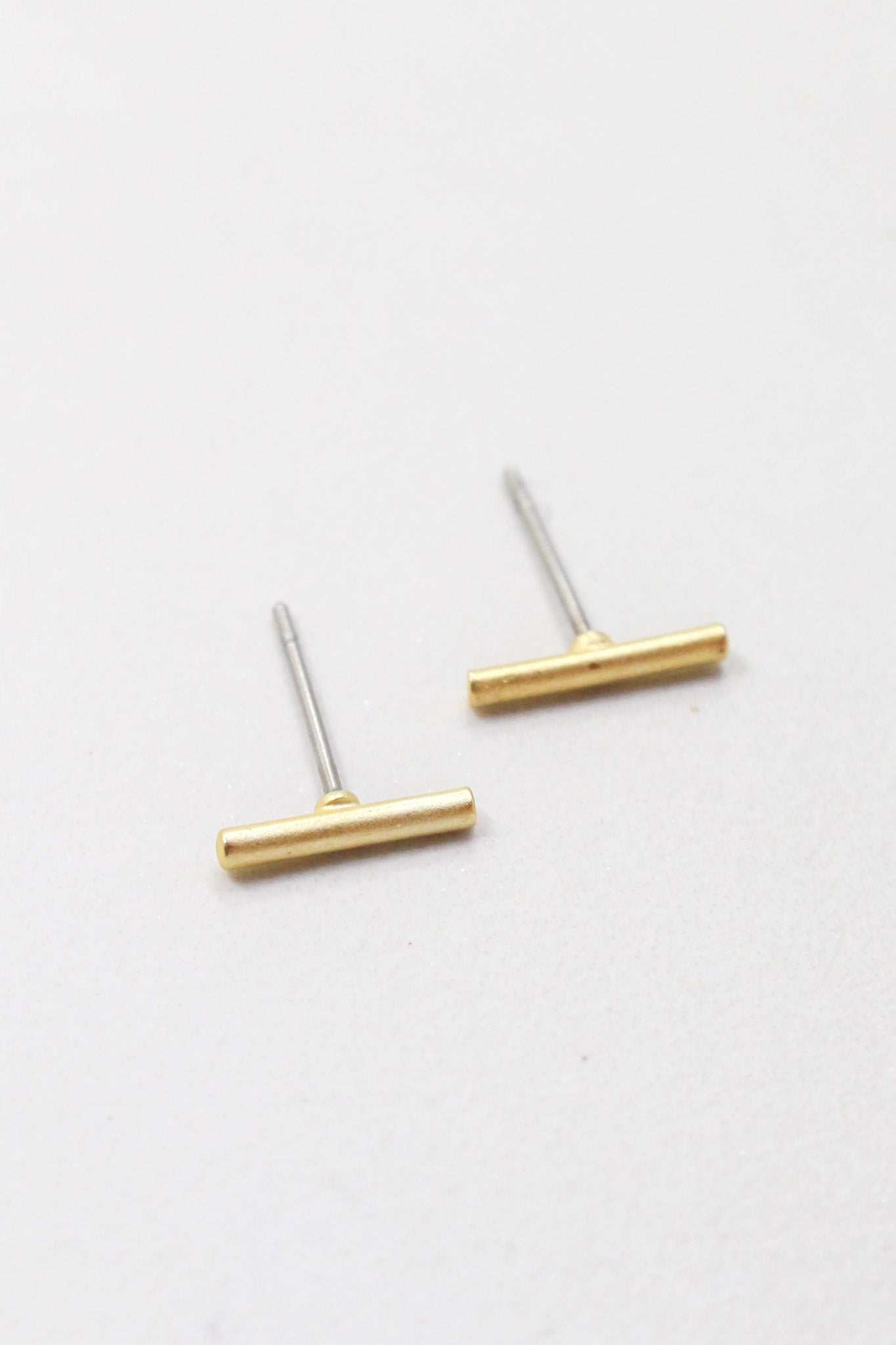 Bar Stud Earrings