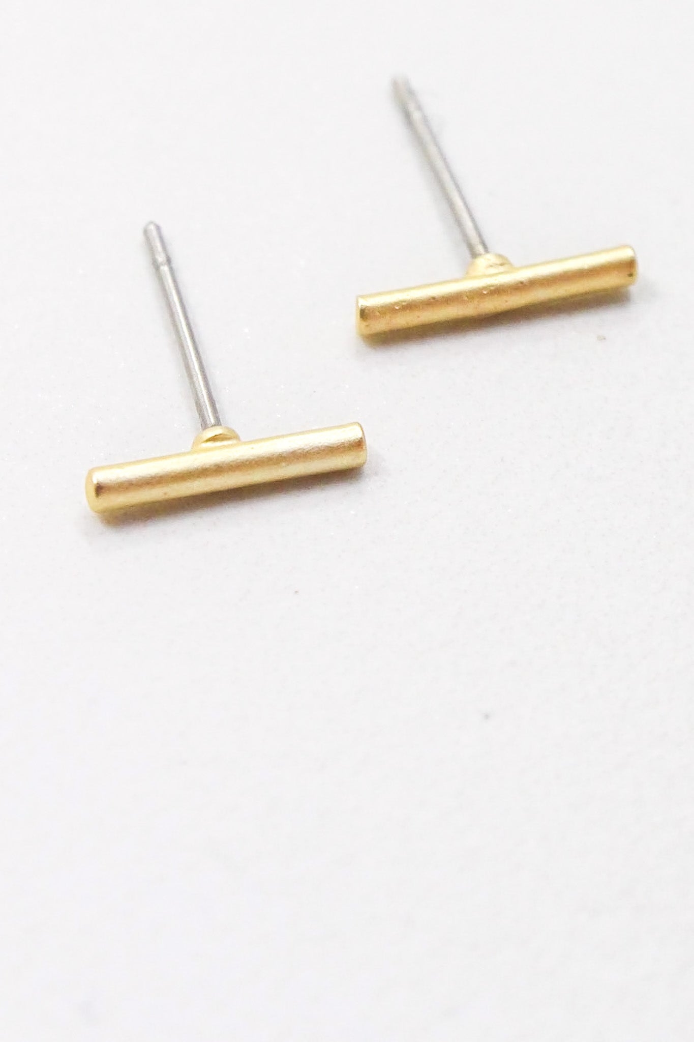 Bar Stud Earrings