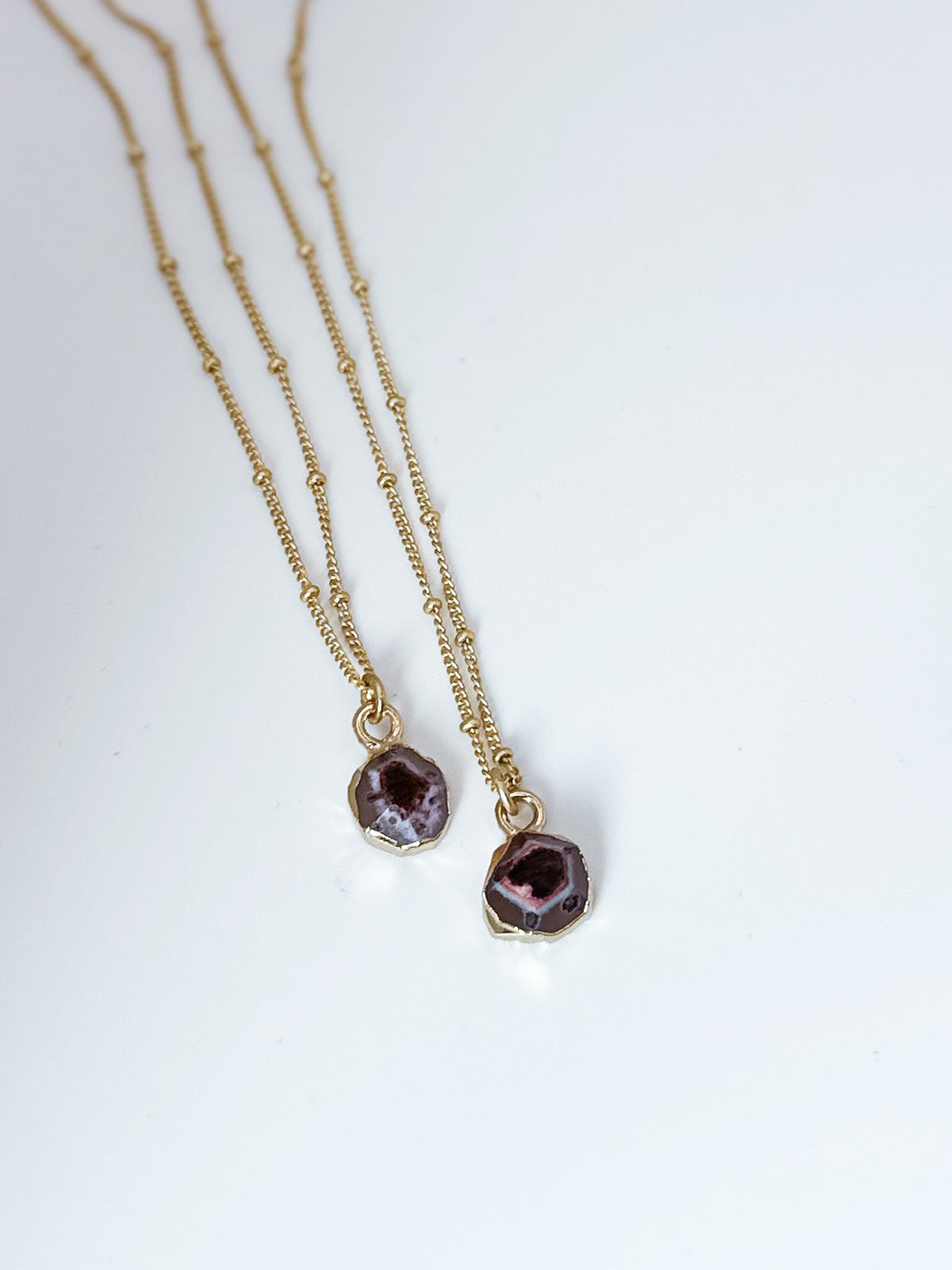 Ruby Freeform Agate Necklace