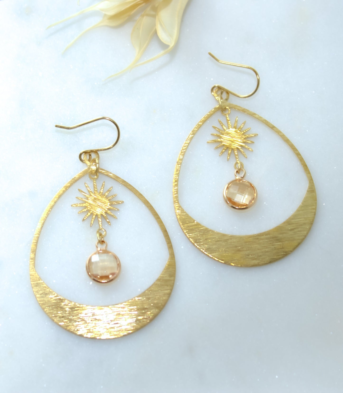 Champagne Sun Hoops