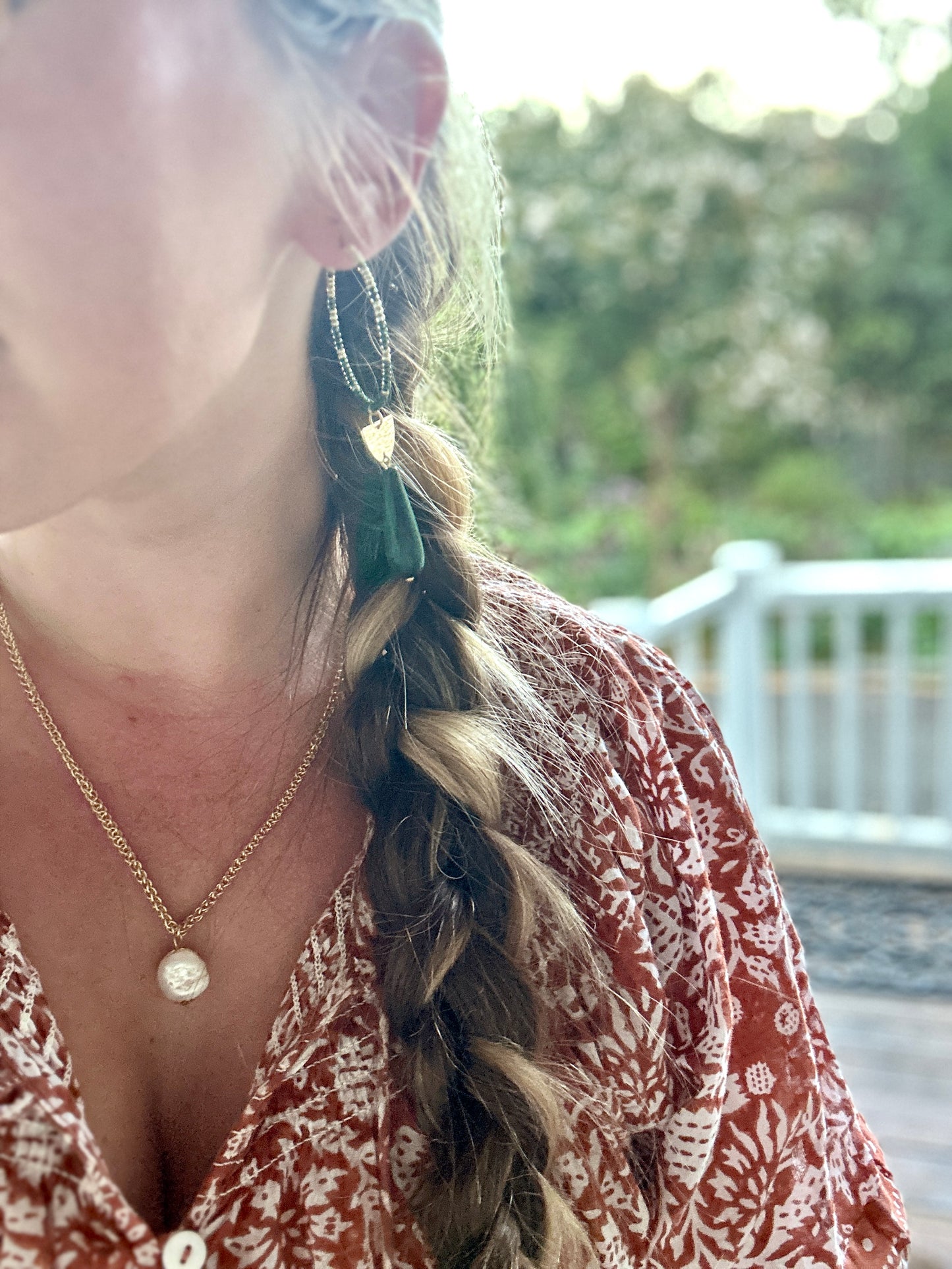 Baroque Pearl Statement Necklace