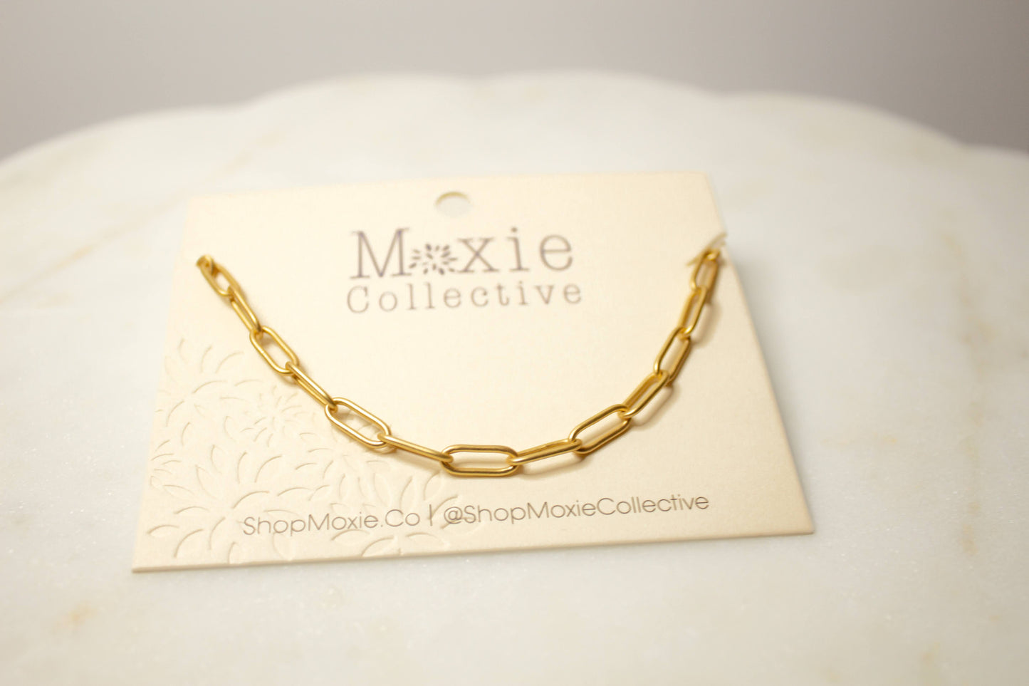 Large Paperclip Chain Necklace