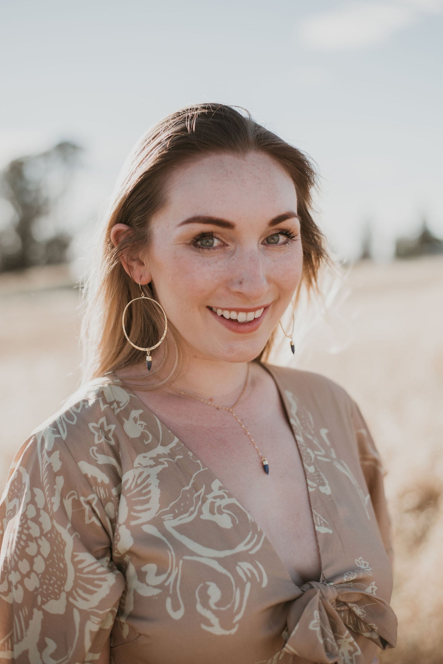 (M) Cleo Dress in Watercolor Nude