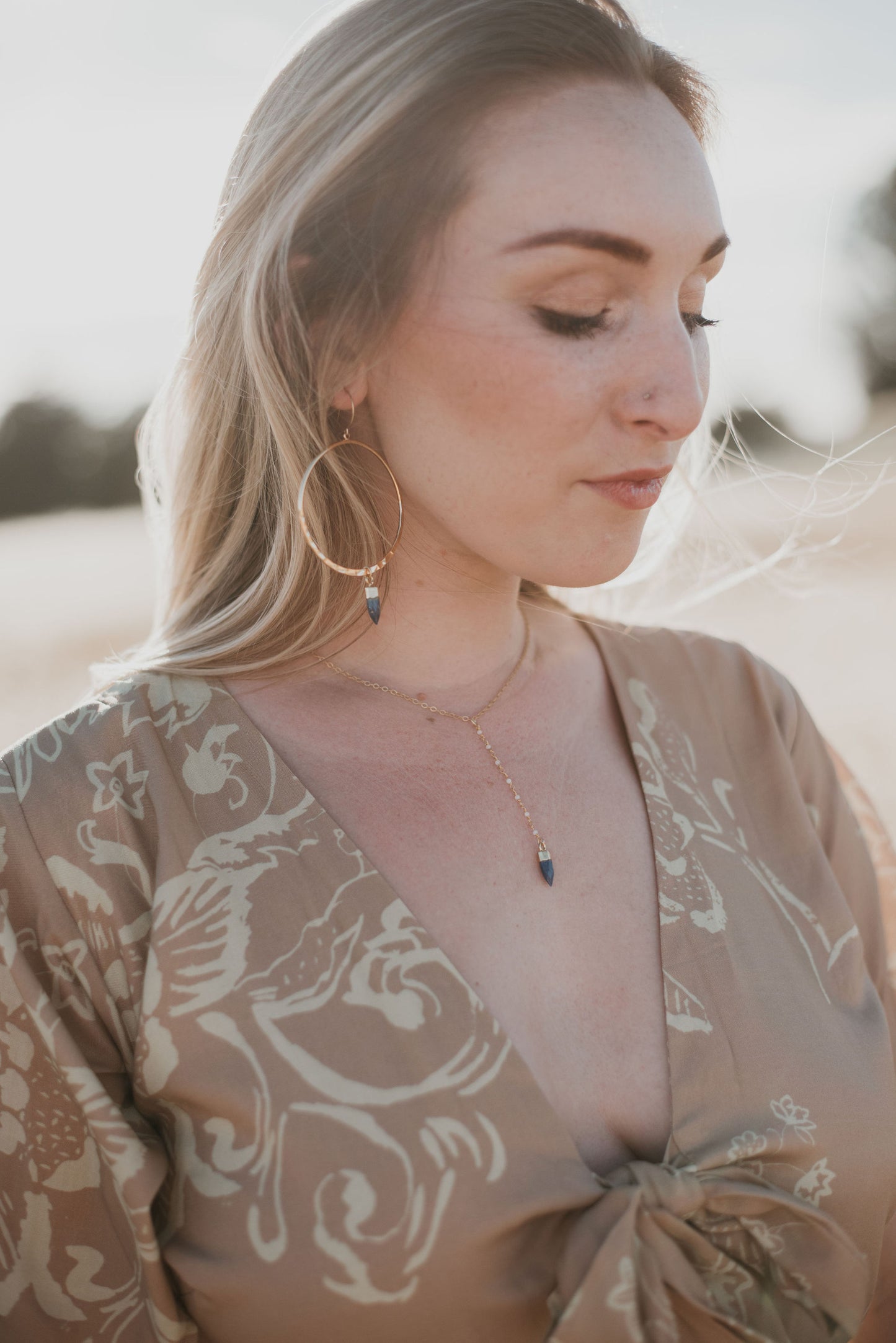 (M) Cleo Dress in Watercolor Nude