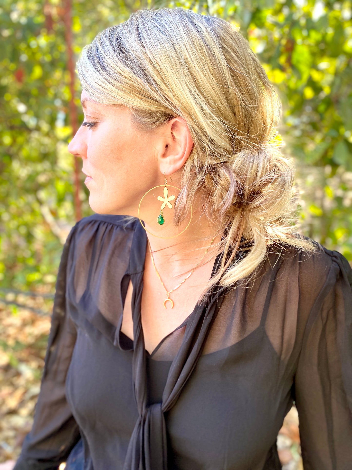 Crescent Layering Necklace