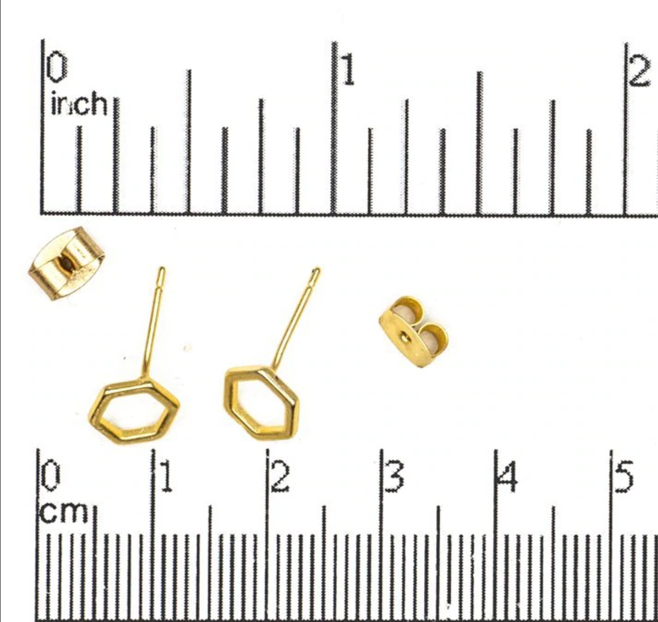 Honeycomb Stud Earrings