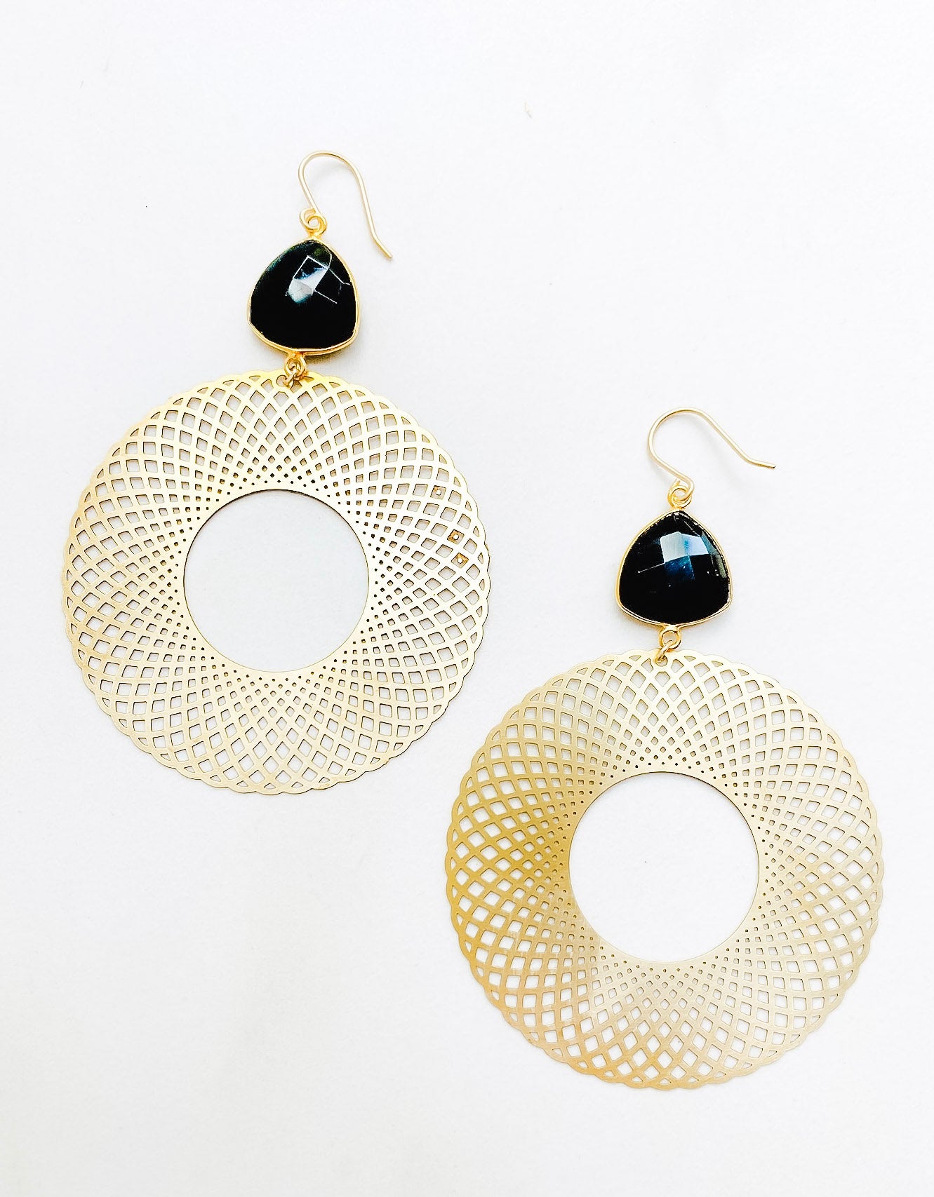 Onyx Hoops