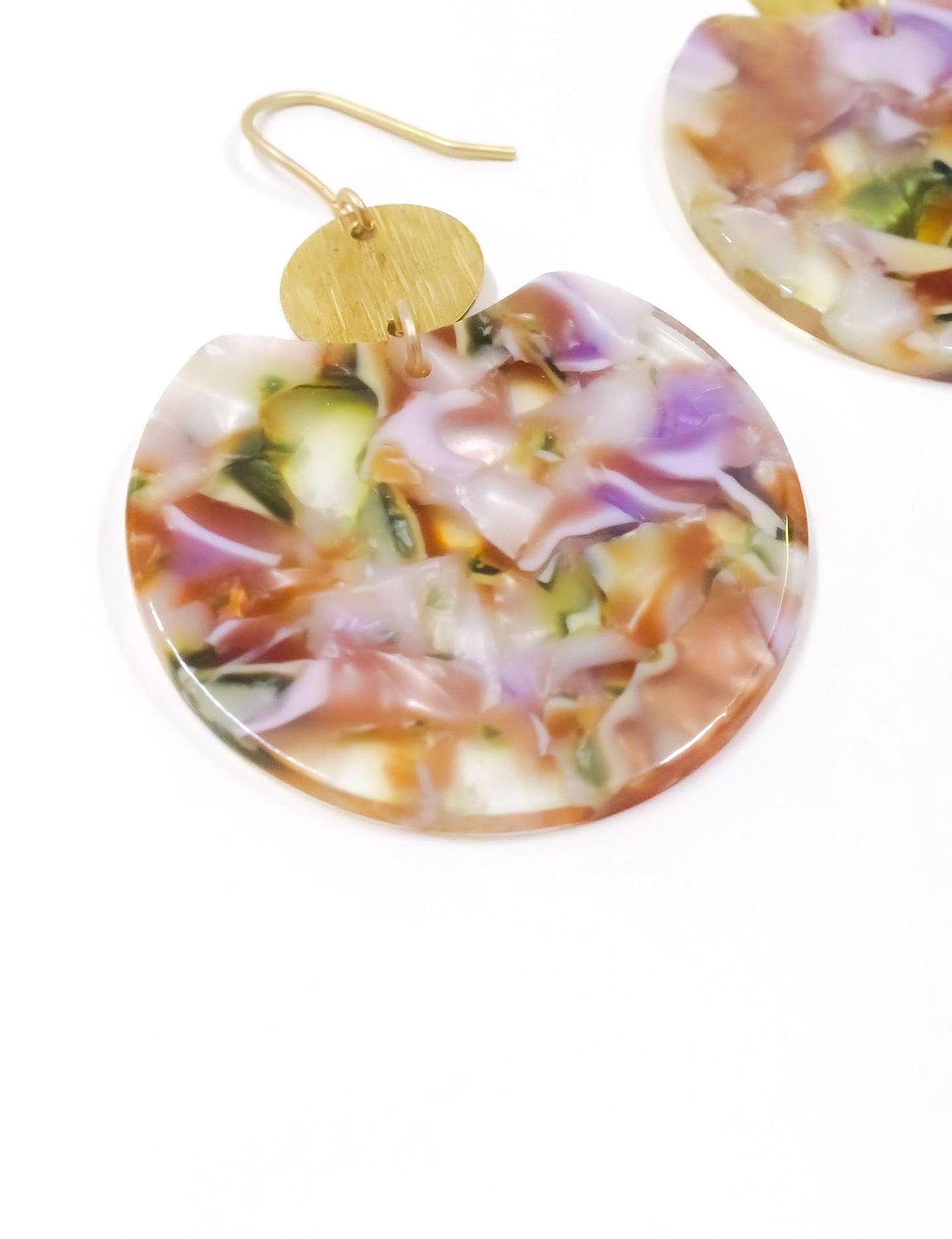 Primrose Confetti Disc Earrings
