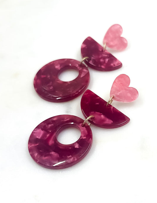 Hearts & Hoops Earrings