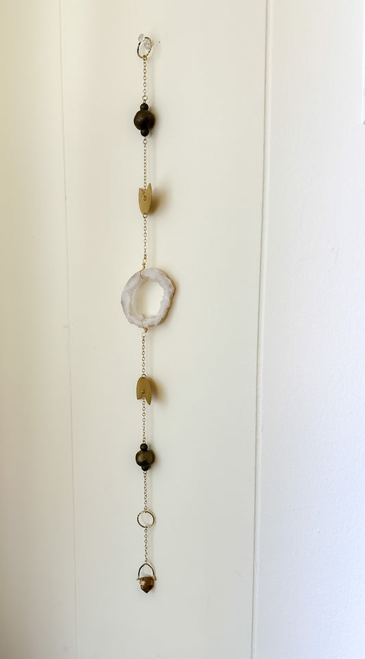 Agate Phases of the Moon Wall Hanging