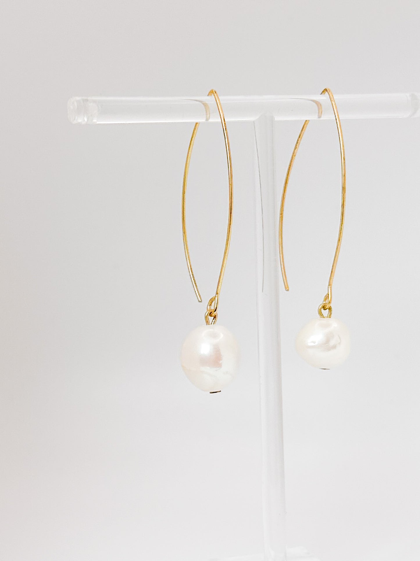 Baroque Pearl Statement Earrings