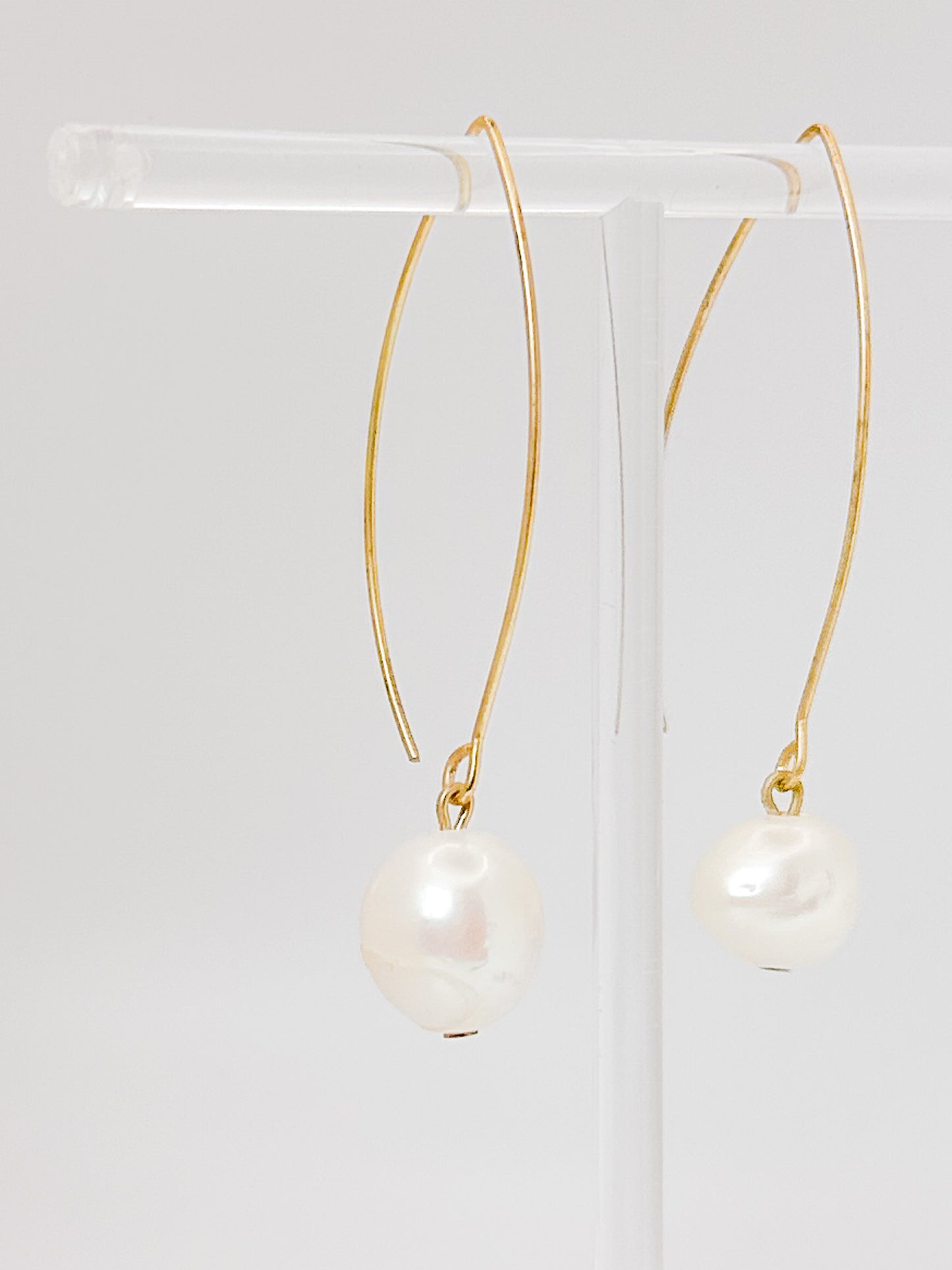Baroque Pearl Statement Earrings