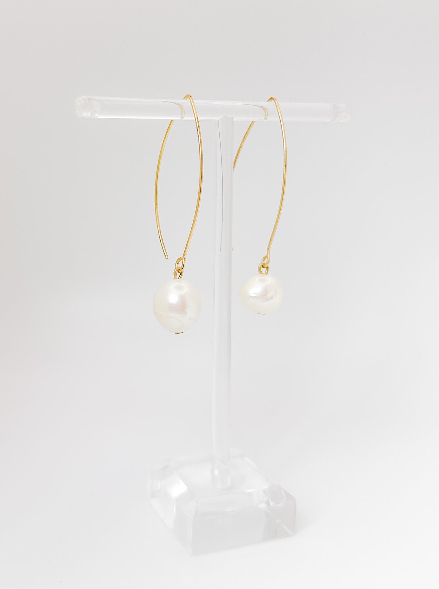 Baroque Pearl Statement Earrings