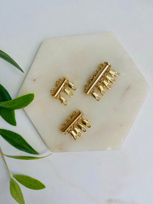 Layering Necklace Connector Clasp