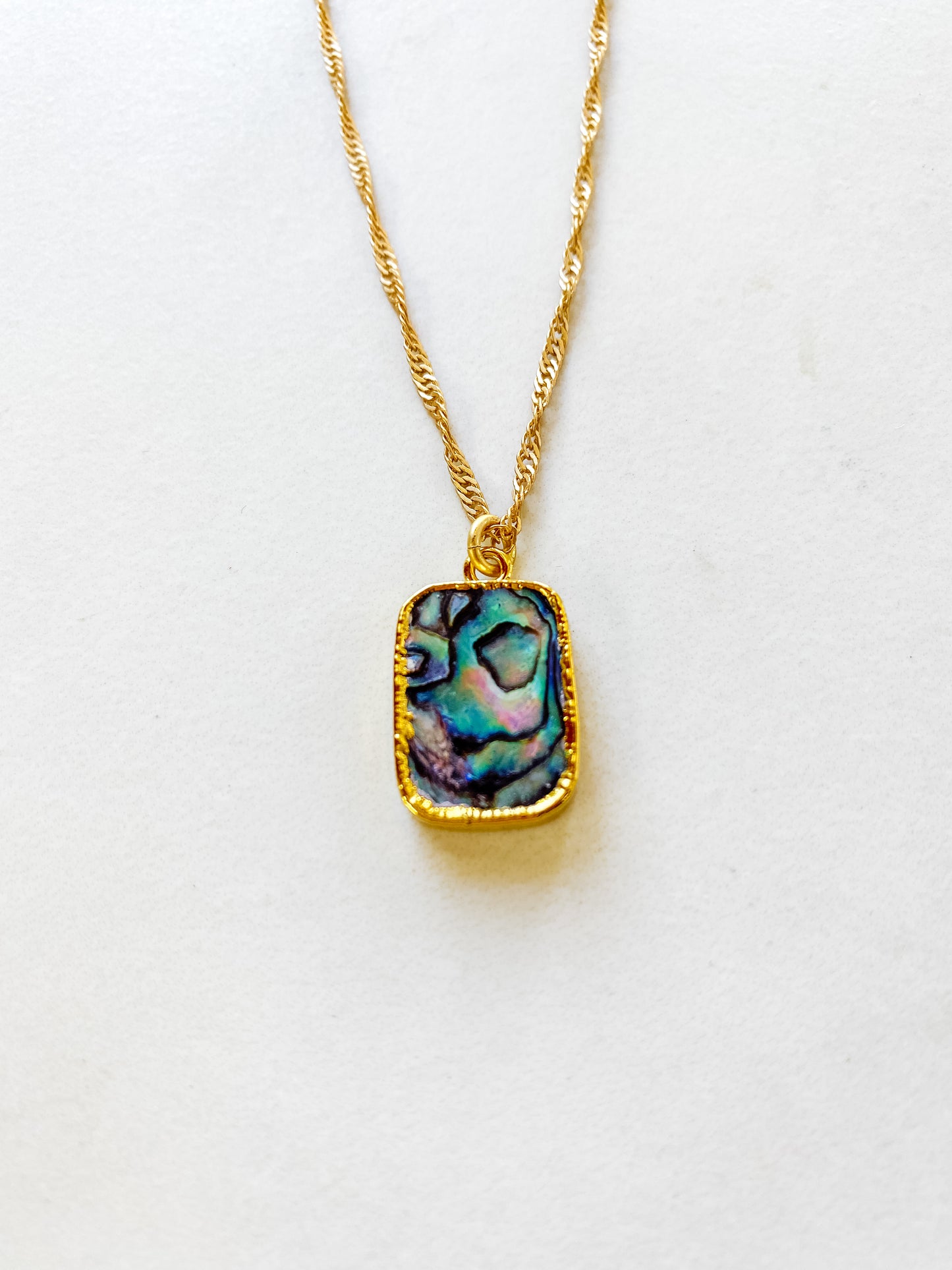 Opal of the Sea Abalone Necklace